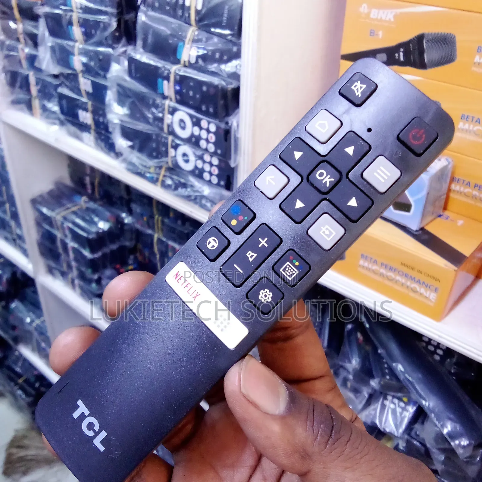 New TCL TV Remote Powered by AAA Batteries
