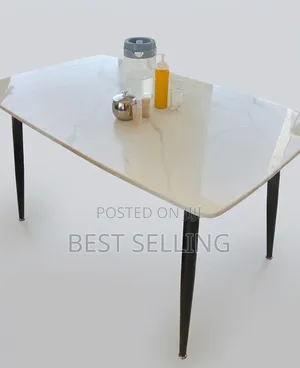 Dining Table and Chairs Brown Color