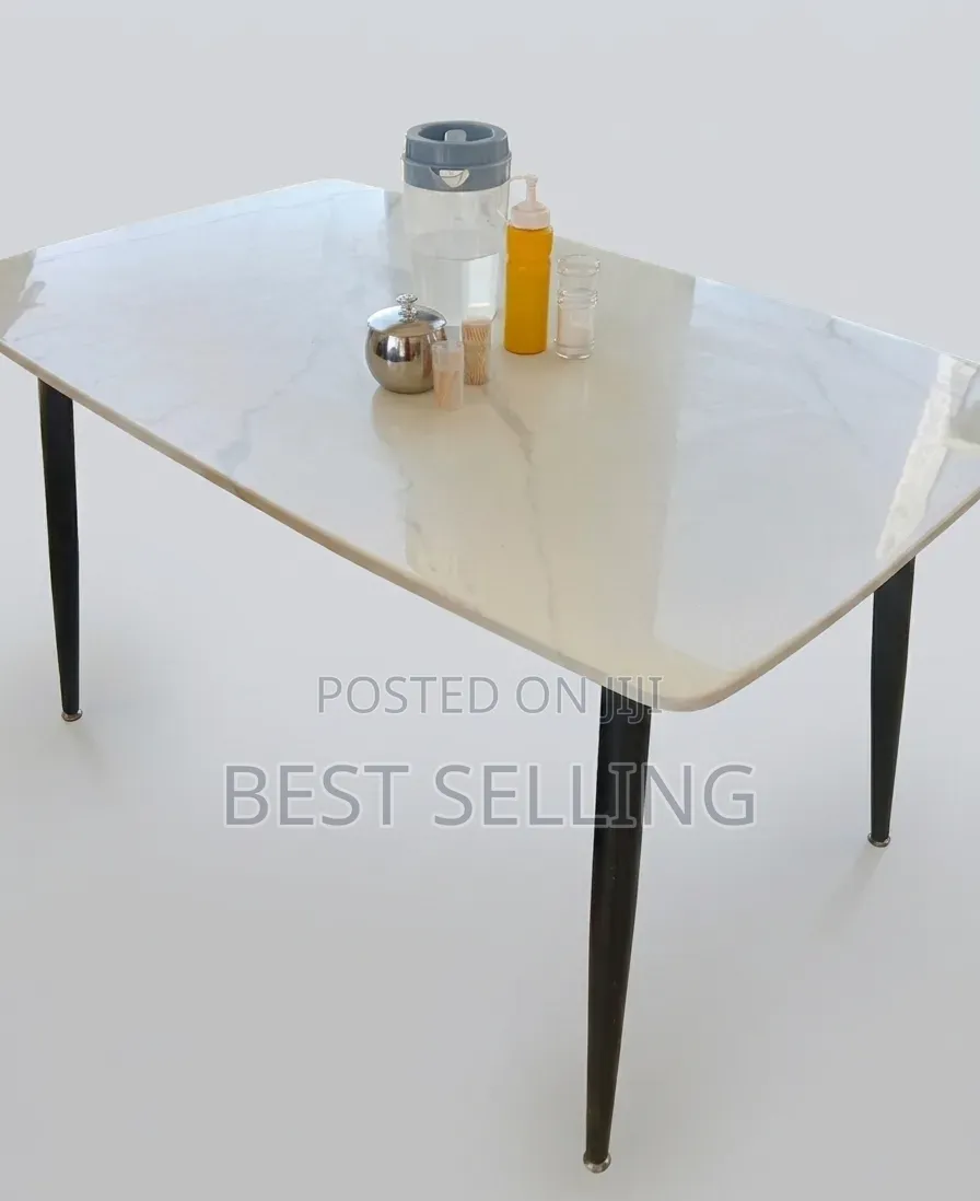 Dining Table and Chairs Brown Color