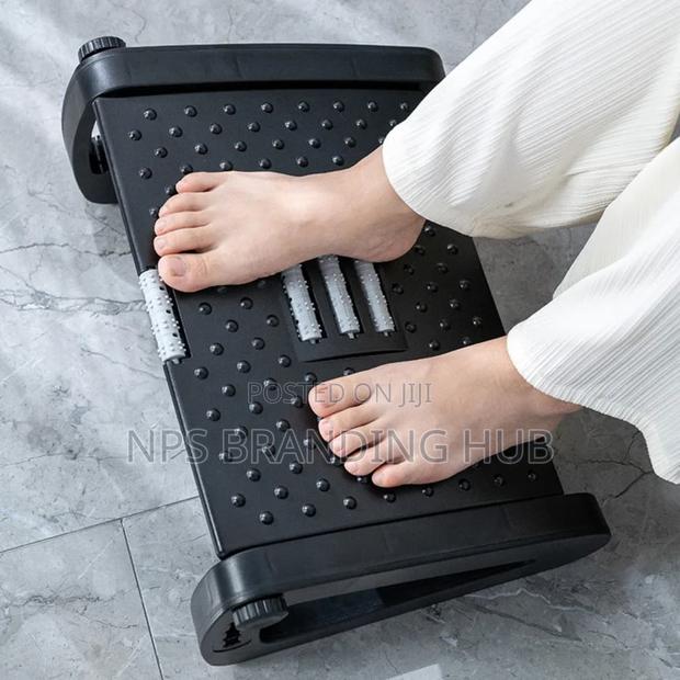 Ergonomic Adjustable Foot Rest/Under Desk Footrest massage(el.b
