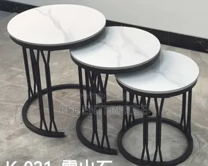 3 in 1 Executive Pure Marble Coffee Table