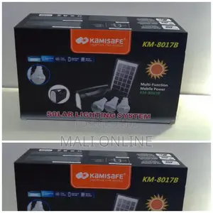 Solar Lighting System Led Bulbs Rechargeable Battery Mobile Power Kit