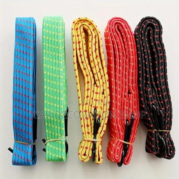 Elastic Nylon Bungee Straps 4 Securing Cargo and Luggage - thumbnail 2