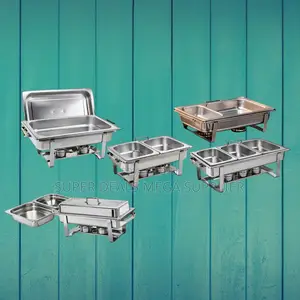 Long-Last Robust Stainless Steel Compartment Chafing Dish Food Warmer