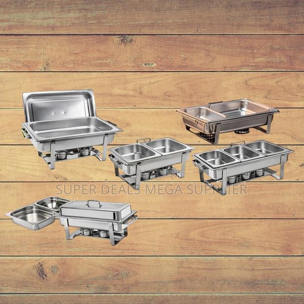 Multi-Functional Stainless Steel Compartment Chafing Dish Food Warmer