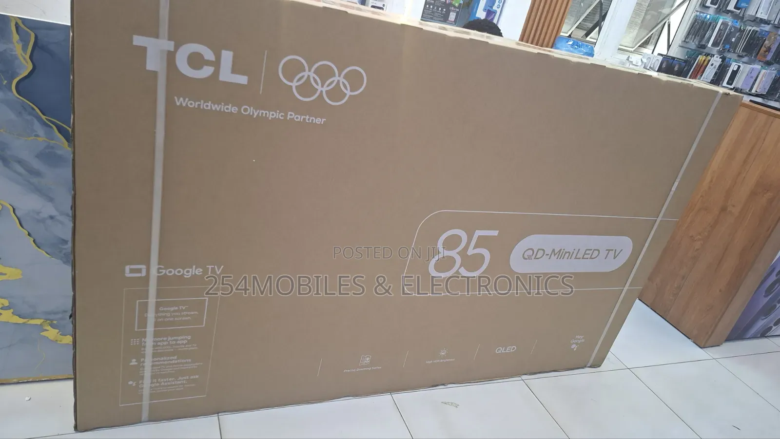 TCL 85C6K 85 Inch Premium QD-Mini LED TV 2025 ONKYO 2.1 Google TV
