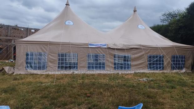 500 Seater Dome Tent- Cream
