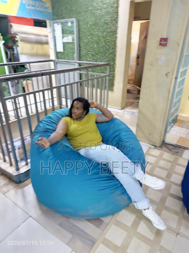 Bluish Beanbag Seat - thumbnail 3