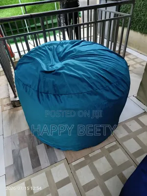 Bluish Beanbag Seat