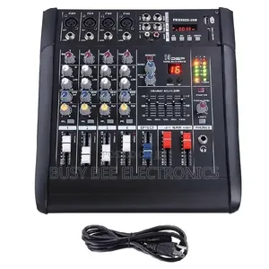 4 Channel Powered Audio Mixer