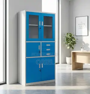 Office Cabinet : Office Metallic Cabinet With Safe