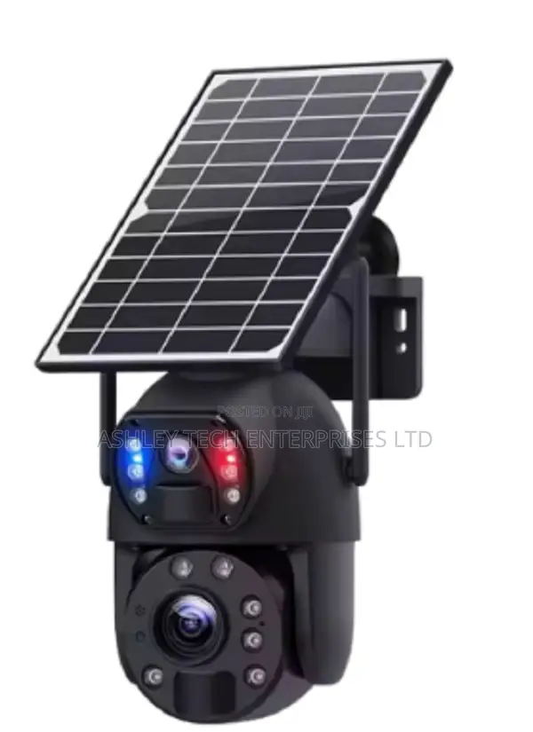 New UBOX 4MP Dual Lens Outdoor Solar CCTV Camera^^*