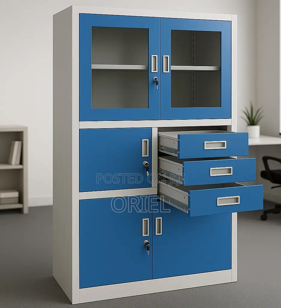 Office Cabinet : Office Metallic Cabinet With Safe
