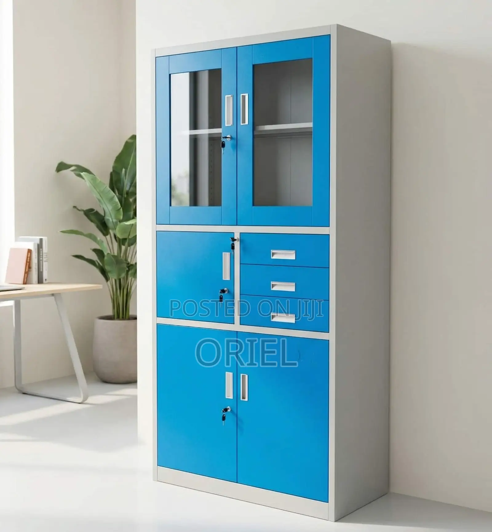 Office Cabinet : Office Metallic Cabinet With Safe