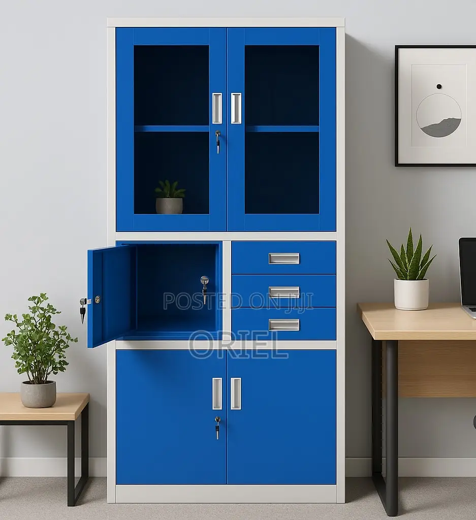 Office Cabinet : Office Metallic Cabinet With Safe