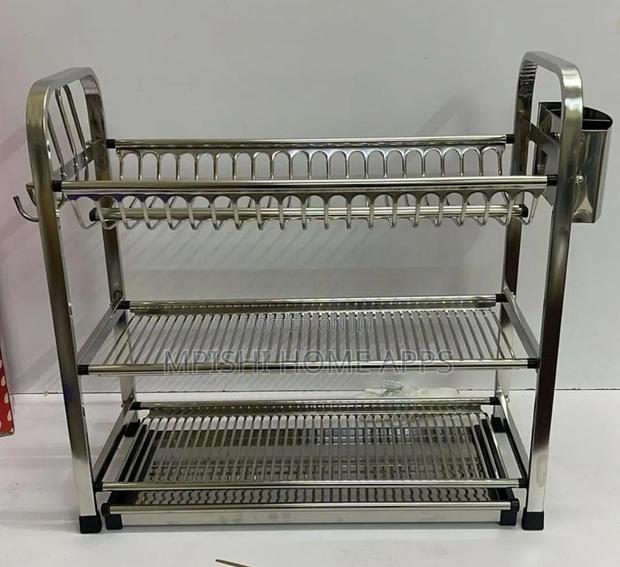 3 - Tier Aluminum Dish Drying Rack