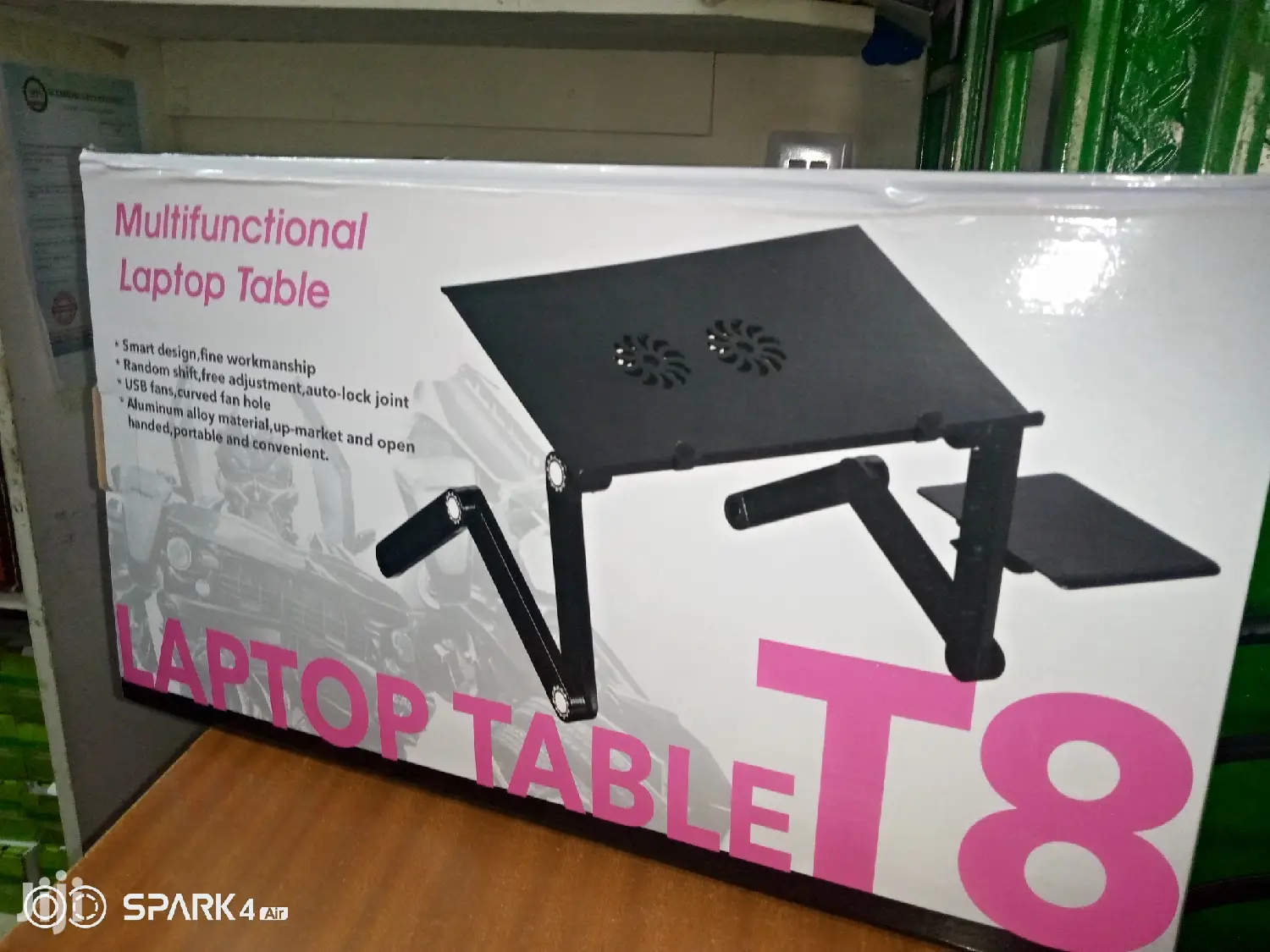 New Laptop Table Stand With Cooling Fan