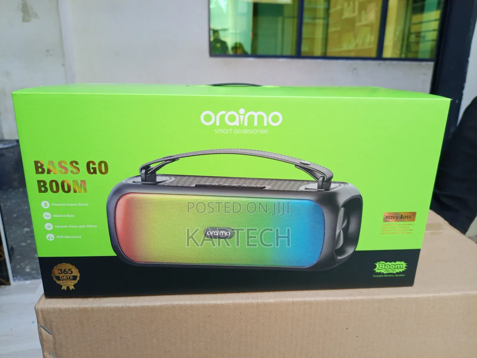 Oraimo OBS-75D Bass Go Boom Rechargeable Outdoor Bluetooth Speaker
