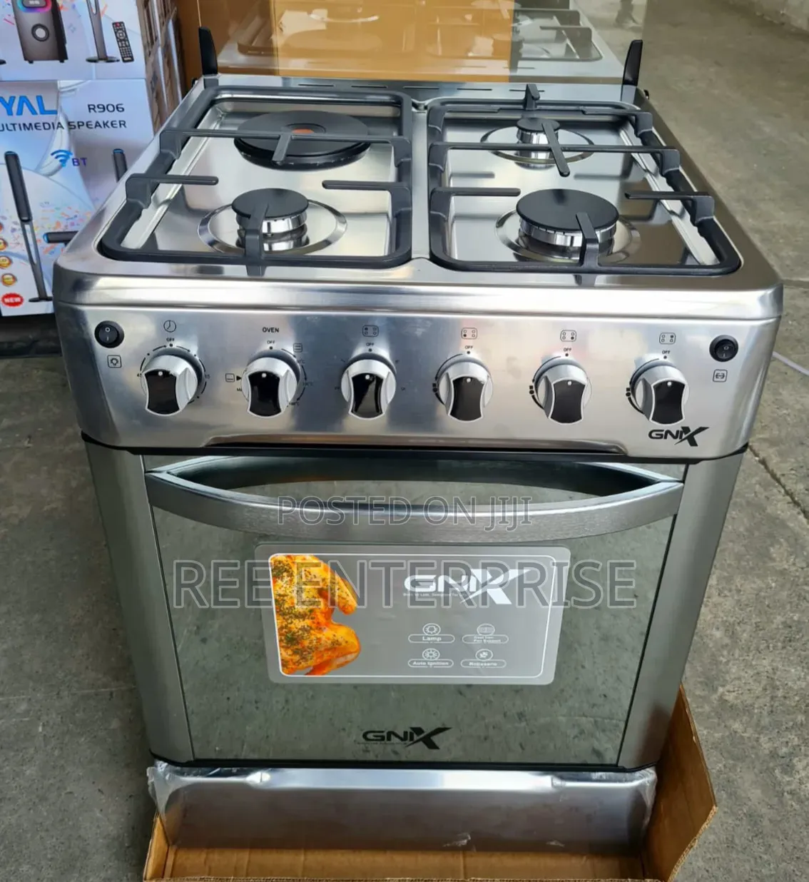 Gnix 3+1 (60x60)standing Cooker With Electric Oven
Now Available