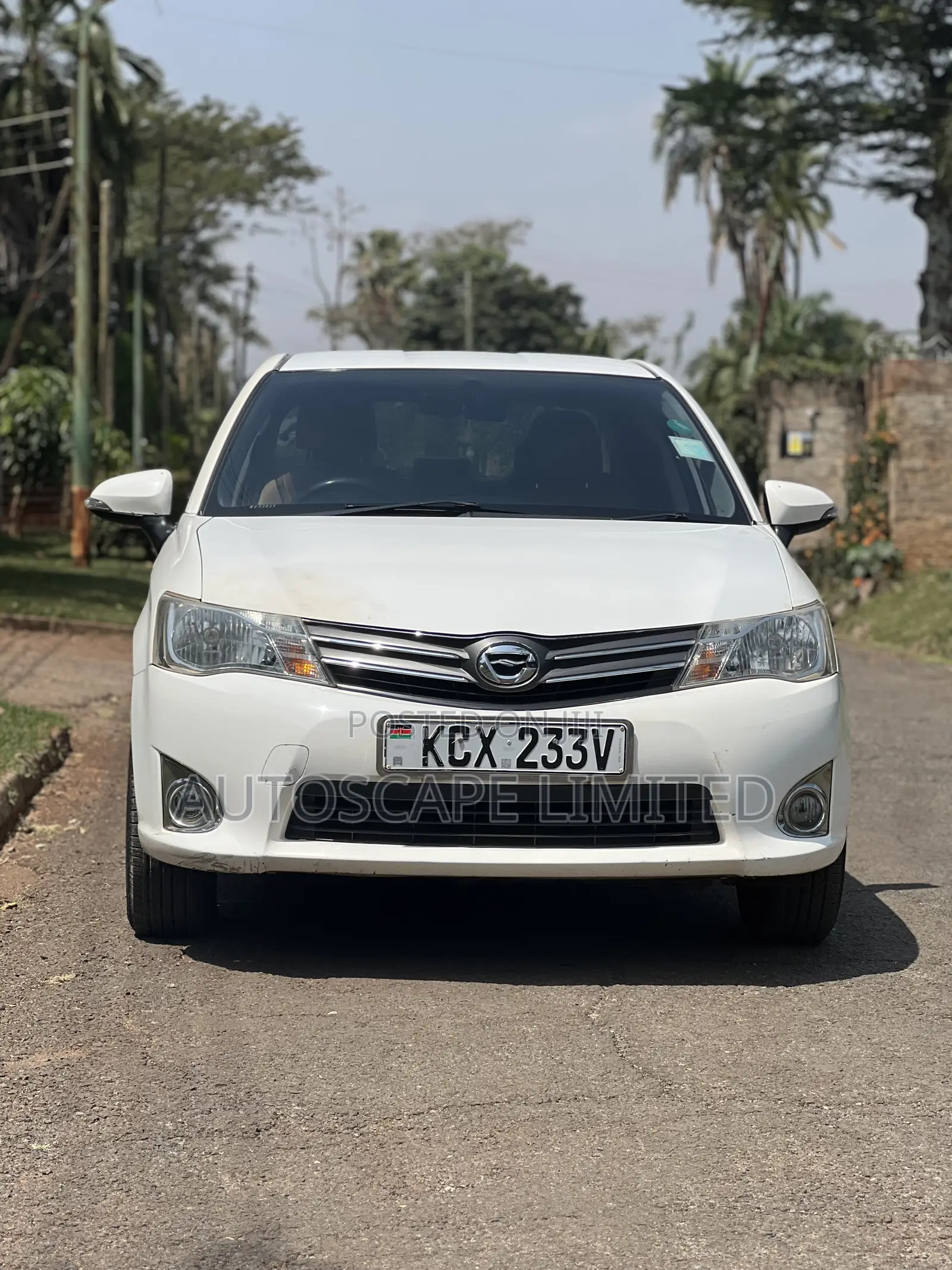 Toyota Axio 2013 White