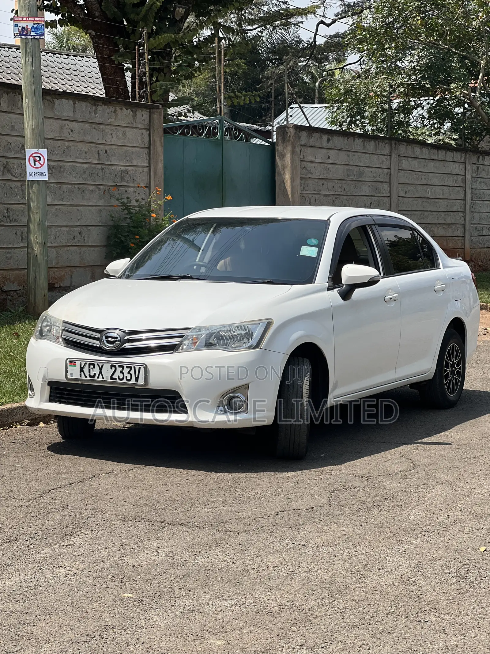Toyota Axio 2013 White