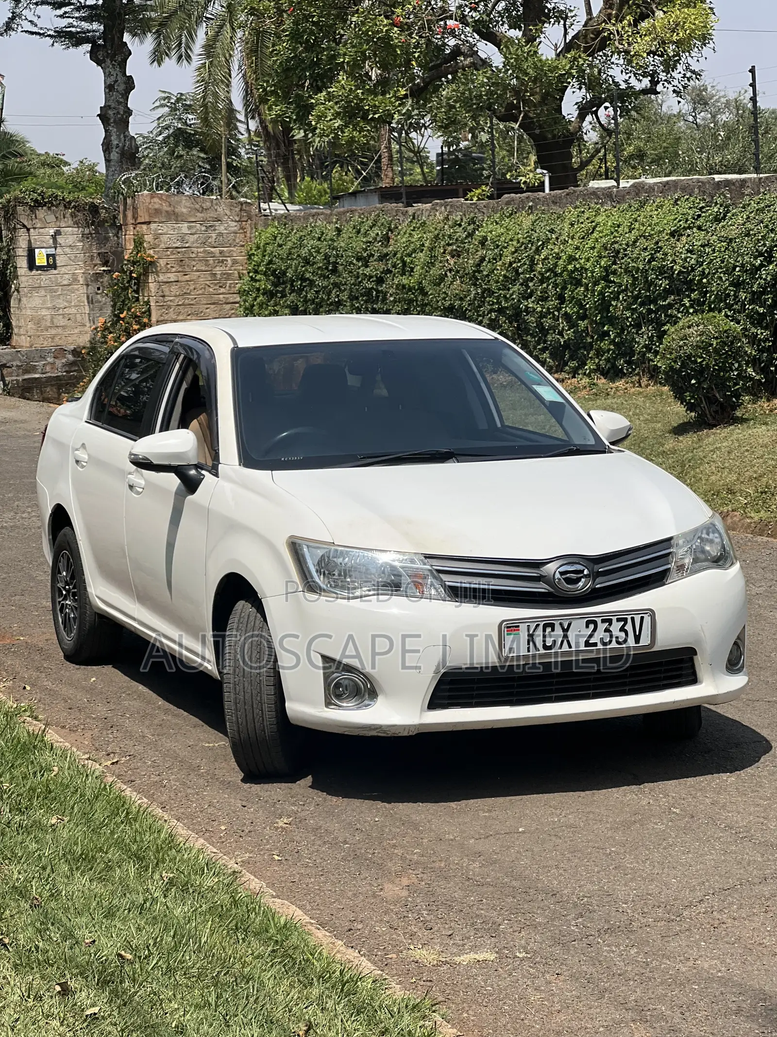 Toyota Axio 2013 White