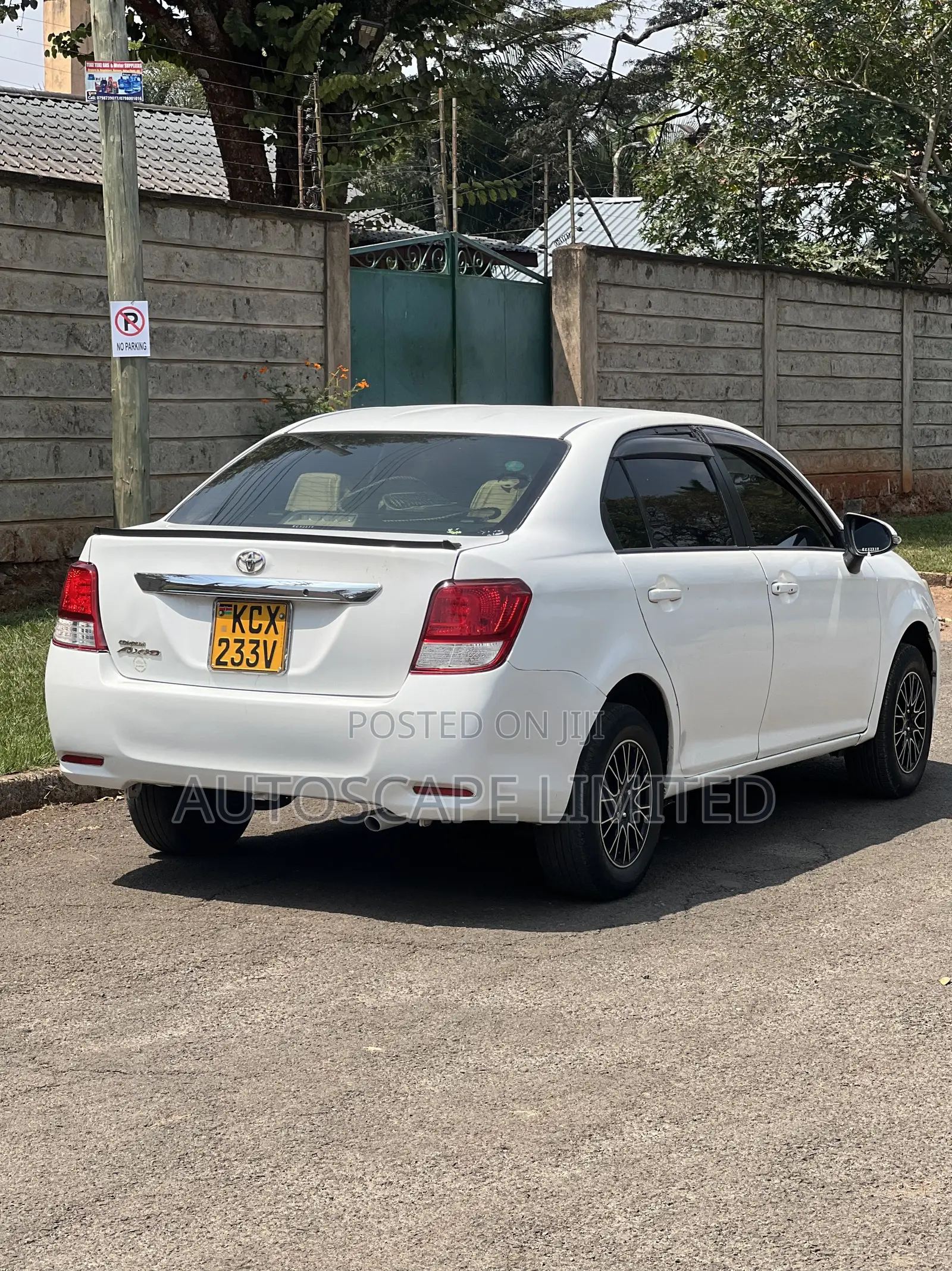 Toyota Axio 2013 White