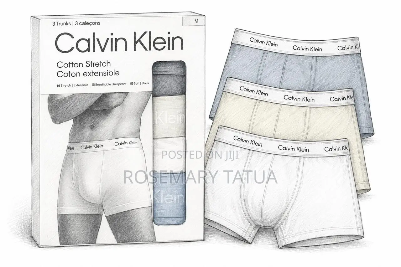 Calvin Klein Cotton Stretch Trunks – 3-Piece Pack | Premium Comfort