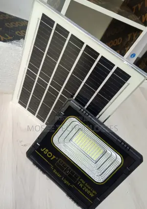 JSOT 200W Outdoor Solar Flood Light Kit With Solar Panel