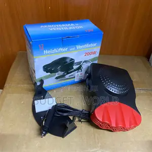 . Red 12V Car Windscreen Defroster Heater With Cooling Mode