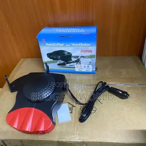 Portable Hot Cold Car Dashboard Heater Fan – Red
