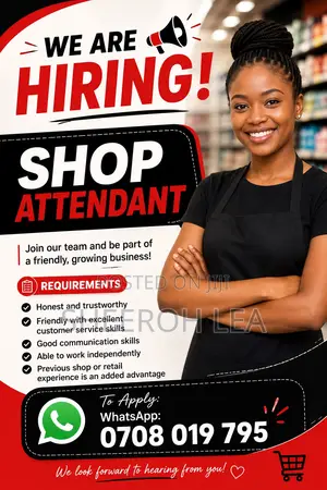Shop Attendant Wanted