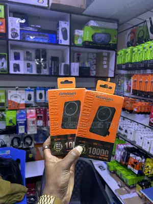 Original Amaya 10000mAh Super Fast Power Bank ,Built-in and Wireless