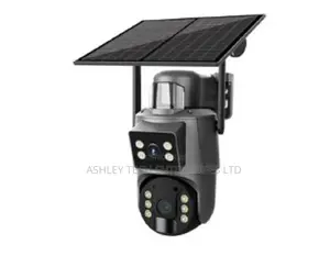 ~!^UBOX 4G Solar CCTV Camera 4MP – Dual Lens Full-Color Night Vision