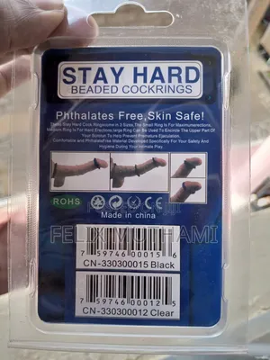 Stay Hard Beaded Cockrings