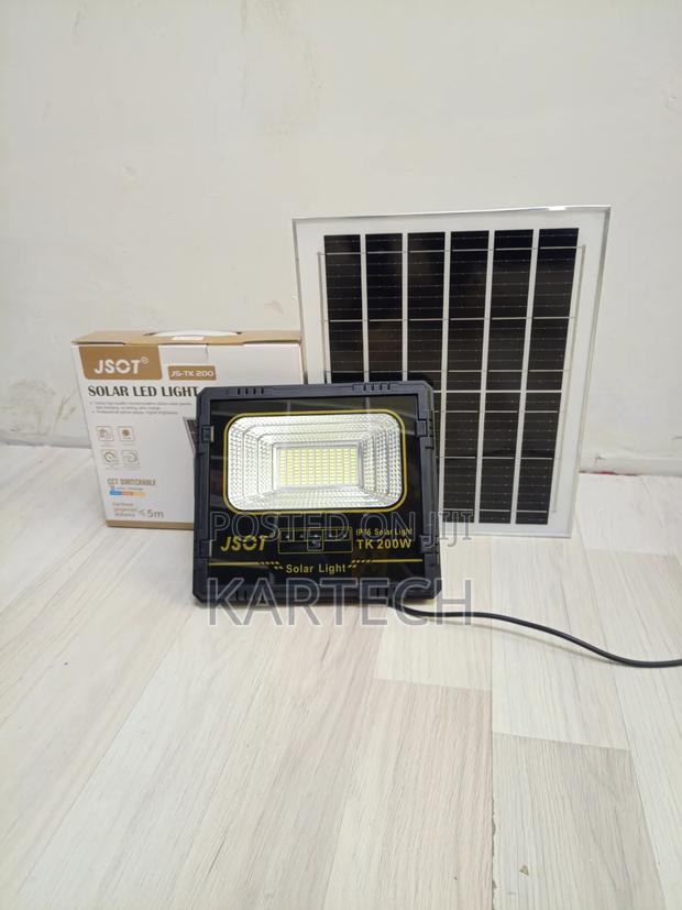JSOT TK 200W Solar LED Flood Light With Solar Panel - thumbnail 2