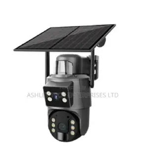 UBOX 4MP Solar PTZ Camera – Weatherproof Outdoor CCTV