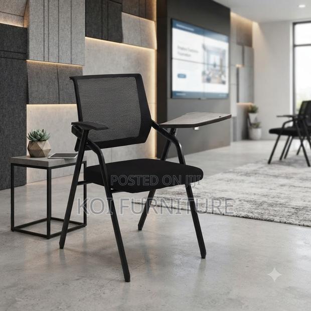 Office Chairs; Foldable Home Office School Chair With Book Pad - thumbnail 2