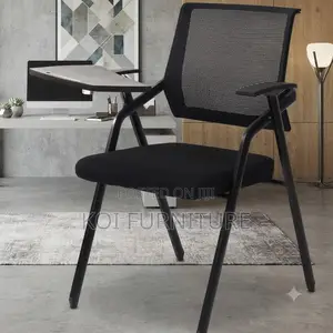 Office Chairs; Foldable Home Office School Chair With Book Pad
