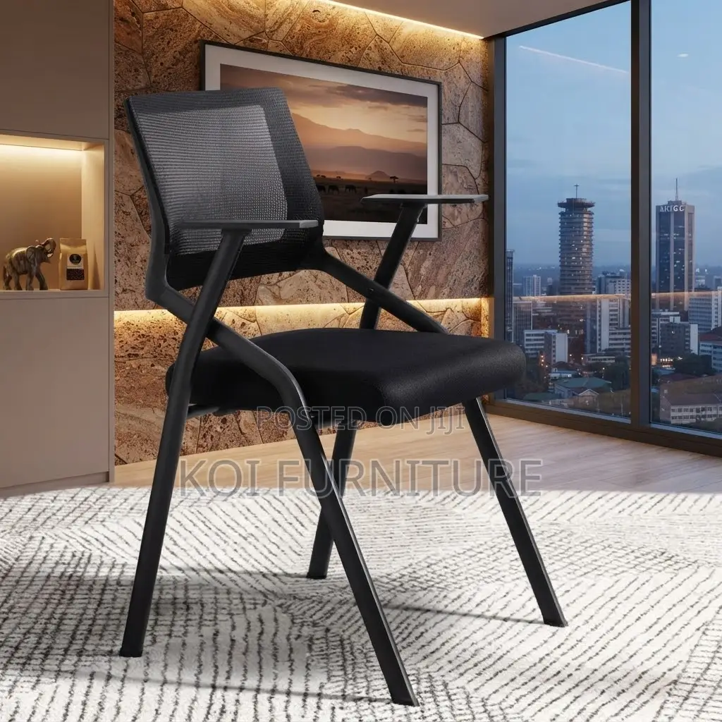 Office Chairs; Foldable Home Office School Chair With Book Pad