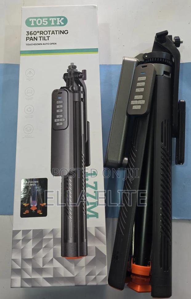 T05 Tripod Stand With a Wireless Bluetooth Remote - main view