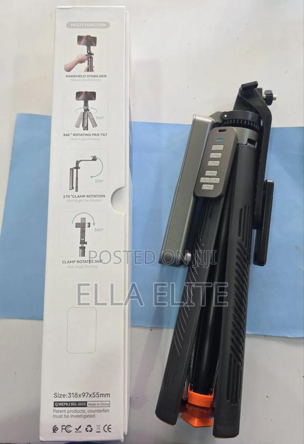 T05 Tripod Stand With a Wireless Bluetooth Remote - thumbnail 2
