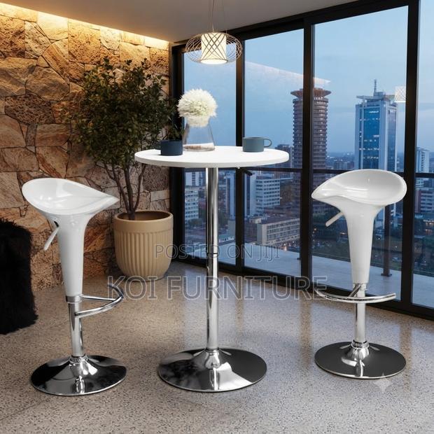 Barstools; Adjustable Home Office Swivel Reception Barstools - thumbnail 5
