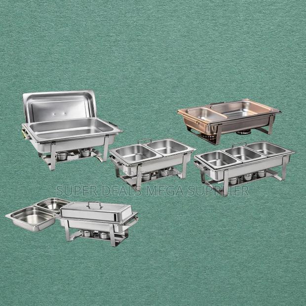 Wedding-Ready Stainless Steel Compartment Chafing Dish Food Warmer