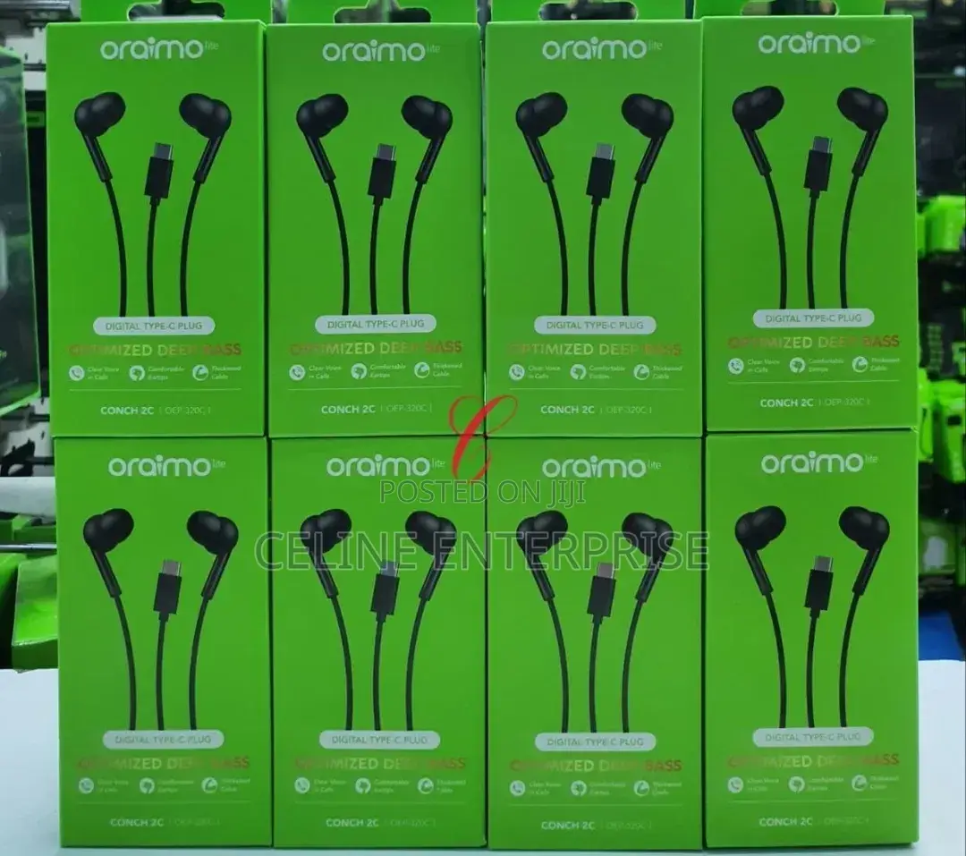 Oraimo Conch 2C OEP-320C *Type C Earphones* With Comfortable