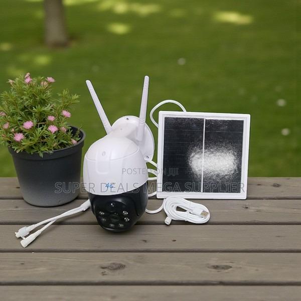 Easy Set Up 4g PTZ Outdoor Security Motion Sensor Solar Camera