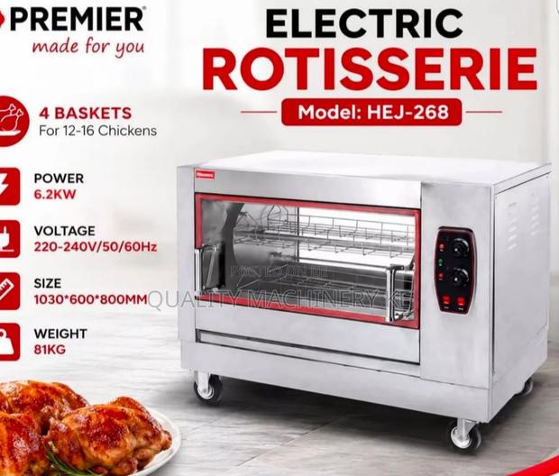 Quality Electric Rotisserie 16 Birds
