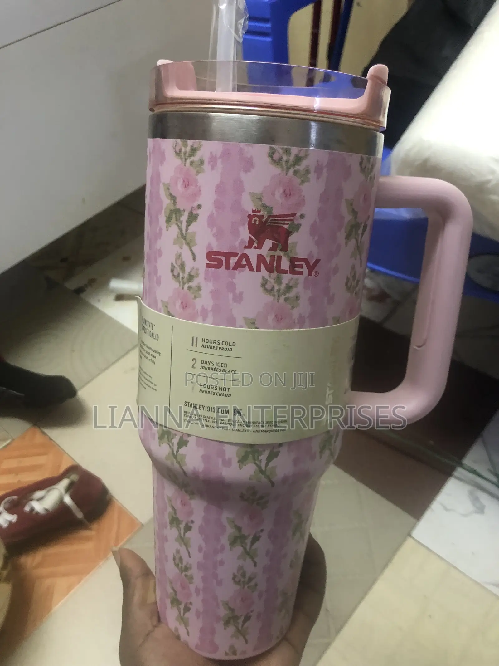 Floral Pink Stanely Cup