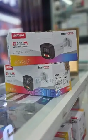 Dahua 4MP AI IP CCTV Camera With Siren Flash Light