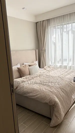 Beige 6 by 6 Bed With Orthopedic Fibre Mattress